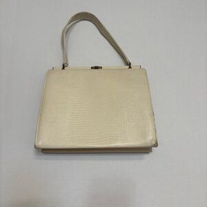 Vintage Mam Selle New York lizard textured leather purse